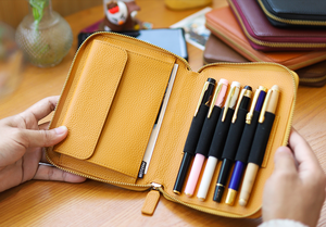 Carnet de <span class=keywords><strong>voyage</strong></span> A6 à 6 anneaux, couverture en cuir à fermeture éclair, carnet de <span class=keywords><strong>voyage</strong></span>, personnalisation de cadeaux, journal en cuir rigide, journaux en cuir Gua 40 feuilles - Product Image 6