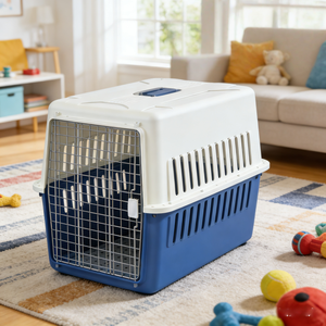 Cage <span class=keywords><strong>de</strong></span> <span class=keywords><strong>transport</strong></span> pour animaux <span class=keywords><strong>de</strong></span> compagnie classique en plastique PP écologique grande capacité pour chats et oiseaux, portable, pour loisirs et extérieur, type valise <span class=keywords><strong>de</strong></span> <span class=keywords><strong>transport</strong></span> - Product Image 5