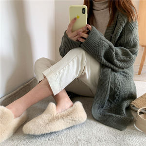 厚手のブラシコットンマンダリンカラーかわいい女性の秋2020ミッドカラー長袖Tシャツ無地インオールマッチ - Product Image 6