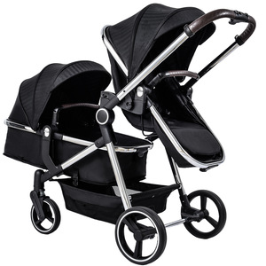 Poussette bébé multifonctionnelle légère et pliable avec siège bidirectionnel, vue panoramique, bonne suspension et convertible - Product Image 1