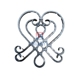 Phong cách hiện đại nhỏ <span class=keywords><strong>wrought</strong></span> sắt Bouquet Phụ kiện cho cổng và cầu thang trang trí nội thất - Product Image 6