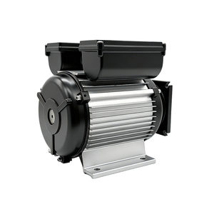 มอเตอร์เหนี่ยวนำไฟฟ้ากระแสสลับแบบเฟสเดียว รุ่น ML712-4-0.37kw 110V/220V 1500RPM  พร้อมตัวเก็บประจุคู่  โครงอะลูมิเนียม ราคาโรงงาน - Product Image 1