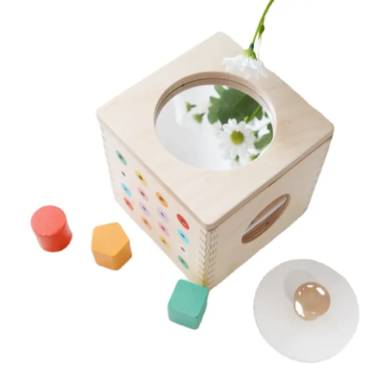 2024 Лидер продаж, материалы Монтессори, Радужный барабан, вращающийся, музыкальные детские игрушки, развивающая игрушка из дерева Монтессори с колокольчиком