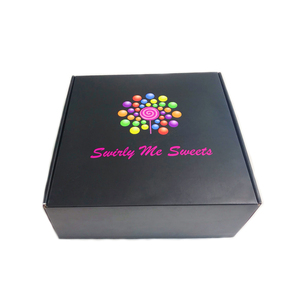 Diseño de logotipo Cajas de correo personalizadas Cajas negras Embalaje Caja de envío para ropa Camiseta - Product Image 3