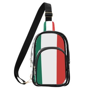 Bolsos de Pecho Personalizados para Eventos Deportivos, Mini Bolsos Bandolera Transparentes de PVC con Cierre, Impermeables y Portátiles para Clubes de Fans - Product Image 2