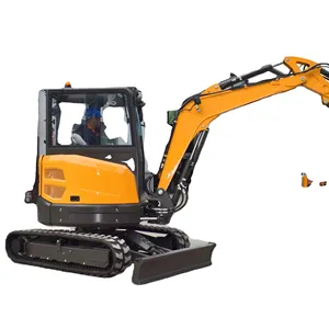 New 3.5 tấn Kubota máy xúc đào mương, xây dựng kênh rạch, lấy gỗ mini máy xúc 3 tấn 4 tấn nhỏ Digger để bán