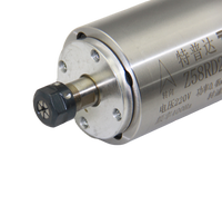 Motor spindel router cnc tiga fase, poros pendingin air 400w ER11