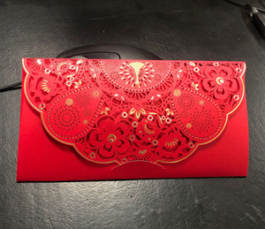 Festival du Nouvel An 2021, enveloppes rouges personnalisées en <span class=keywords><strong>Ang</strong></span> Pao découpées au laser, faible MOQ, enveloppe de portefeuille personnalisée, cadeau - Product Image 4