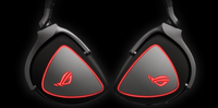 Audífonos para Videojuegos R-O-G Delta Elite E-sports, Controlador Dinámico, Diseño Metálico Sobre la Oreja, Conexión por Cable, Iluminación RGB, Cancelación de Ruido