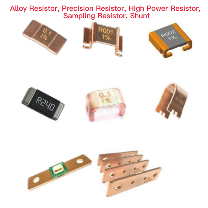 Pcb R005 Resistor Manganese Copper Shunt Resistor Flat Wire Controller with Constantan ...