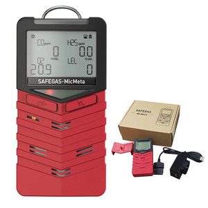 Portable 4-in-1 Multi-Gas Detector Diffusion Sampling <b>Man</b> Alarm Sound+Light+<b>Vibration</b> Alerts 24h Battery Life <b>for</b> CO/H2S/O2/LEL - Product Image 6