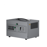 Centrale électrique portable avec batterie LiFePo4 intégrée 960WH Fonction de télécommande MPPT et ports de sortie DC AC