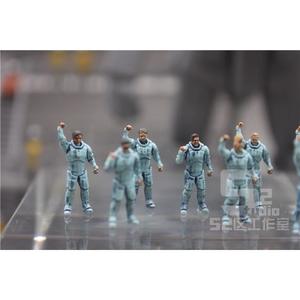 RG HG 1/144 Figurines imprimées haute précision, Soldats Zeon de la contre-attaque, lot de 8 figurines en PVC, Scène d'hangar avec effets sonores et lumières, Sazabi - Product Image 2