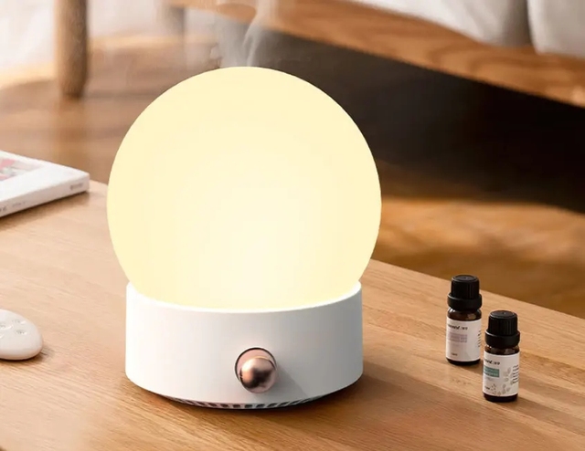 New Portable Led Night Light Ultrasonic air Humidifier Aroma Diffuser 350ml Capacity Aromatherapy Machine