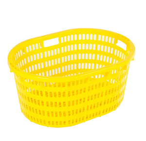 Supermarket hdpe plastic storage foldable mesh vegetable egg transport basket crate