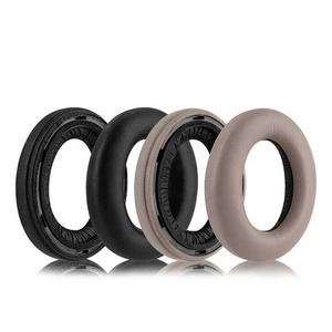 แผ่นรองหูฟังหนังโปรตีนสำหรับหูฟังแบบ4.0 <span class=keywords><strong>Sennheiser</strong></span> โมเมนตัมโฟมกันเสียงรบกวนความหนาแน่นสูง - Product Image 1