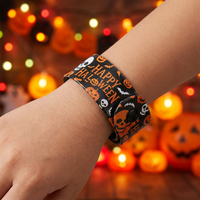 Ornement de citrouille d'Halloween de luxe en polyfoam, imprimé offset 95%, rayures orange chaudes, thème rustique effrayant de la récolte, décoration de porche