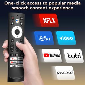 Télécommande de remplacement pour Hisense Google TV - Commande vocale, raccourcis d'applications à une touche, compatible avec les séries QLED/ULED/Mini-LED - Product Image 3