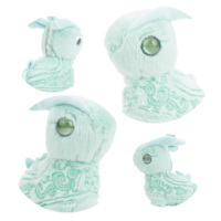 Juguete de Peluche de Jade Verde Personalizado, Muñeco de Dinosaurio de Fantasía, Muñeco Suave para Regalo de Recuerdo de Museo de Arte, Proveedor de Fábrica, Personalización OEM ODM