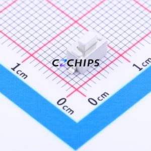 TD-1106SN-5.0H-250 Tactile Switch SMD Switch Single Pole Single Throw Rectangle Button 2.5N Vertical Mount - Product Image 1