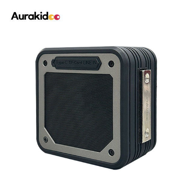 Aurakidoo Factory Price Best Outdoor Bass Sound Waterproof for Wireless Speakers with RGB LED Lights
