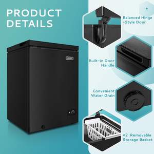 Euhomy 7 cu. ft מקפיא חזה במקפיא חזה עם סל נשלף - Product Image 2