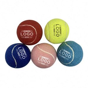 Ballon de tennis personnalisé avec logo couleur pour entraînement, matchs en extérieur et entraînement, ballon de tennis de plage avec logo personnalisé - Product Image 2