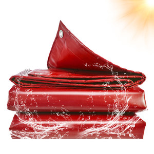 LVJU भारी शुल्क निविड़ अंधकार पाली तिरपाल 18 Oz पीवीसी तिरपाल कपड़े Vinyl टीएआरपी - Product Image 1