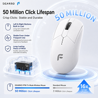 Souris de jeu sans fil FPW en gros, capteur PAW3335, 16000 DPI, RGB, rechargeable, ergonomique, programmable, souris d'ordinateur OEM