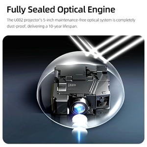 Projecteur Android 4K Google 1080p pour cinéma maison, anti-poussière, Smart TV, vidéoprojecteur, karaoké, simulateur de golf, OEM AUN U002 - Product Image 3
