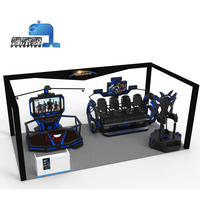 JiaYi Solución Integral para Parques de Juegos Comerciales con Máquinas de Realidad Virtual 9D para Interiores, 100m, Garantía de 1 Año, Capacidad >500kg