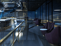 Idées de design pour boîte de nuit et bar modernes Salon Discothèque Comptoir de bar Canapé et stand personnalisés pour salon VIP