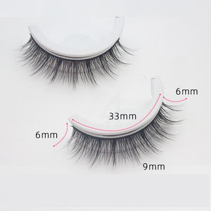 للبيع بالجملة رموش اصطناعية ثلاثية الأبعاد ناعمة بعلامة خاصة رموش ذاتية اللصق اضغط على الرموش بدون غراء رموش عبوة تغليف - Product Image 4