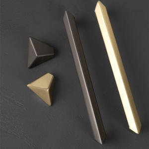 Tirador de Muebles de Estilo Americano Minimalista Moderno, Estilo Nórdico, Dorado, Bronce, Negro Mate, Perilla de un Solo Orificio para Gabinete y Cajón - Product Image 3