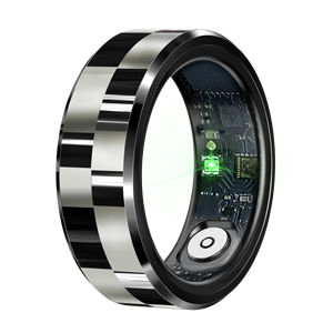 인기 R9 5 ATM 방수 남성 스마트 링 충전 케이스 심박수 혈액 산소 테스트 여성을위한 혈압 손가락 반지 - Product Image 5