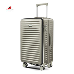 New Design Luggage Large Capacity Travel Trolley Bag Side Opening Explosion-proof Zipper <b>Suitcase</b> GZ RTS Bulk Mixed Order - Product Image 1