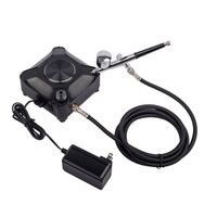 Compresseur d'air à piston HSENG HS08AC-SK, neuf, refroidi par air, sans huile, portable, moteur DC 12V pour aérographe de pâtisserie