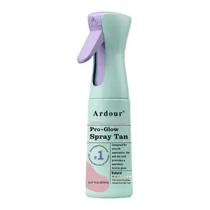 Bouteille airless OEM Fast Spray Tan aide à éclaircir la peau terne Correcteur Autobronzant Brume Bronzante