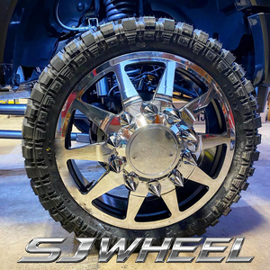 Cerchi Forgiati in Lega SJ 6061-T6 per Dually 8x180 8x200 20 <span class=keywords><strong>22</strong></span> 24x8.25 Ruote Dually Personalizzate per Isuzu NPR Silverado 3500HD DRW - Product Image 5