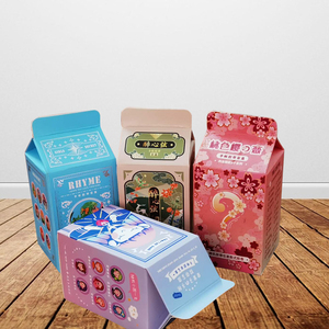 Recyclable Digital Printing Custom Your Logo Small Cardboard Food Carton Flexography <strong>Milk</strong> Packaging Paper <strong>Box</strong> - Product Image 2