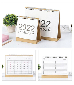 Calendario da Tavolo Personalizzato 2026 all'Ingrosso, Regalo di Apprezzamento, Mini Calendario Mensile Portatile da Scrivania per Ufficio e Scuola - Product Image 2