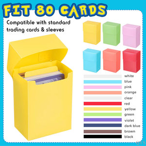 Caja de Cartas Coleccionables QYS Personalizada para Más de 100 Cartas, Estuche de Almacenamiento para Cartas TCG, Organizador para Colección de Cartas de Juego - Product Image 6