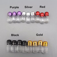 Bullet Shell Forme Mini En Plastique Unique Capsule Bouteilles Capsule Conteneurs