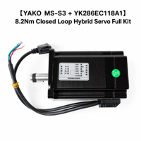 JLE CNC TECH YAKO MS-S3 Servomoteur hybride à boucle fermée NEMA-34, moteur pas à pas 8,2 Nm, ensemble complet AC 30-80V en stock