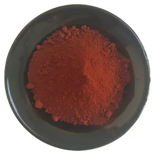 페인트 벽돌 98% 98.5% Fe2O3 fpr 물 처리에 대 한 철 산화물 빨간색 다채로운 안료 분말