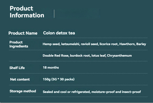 Tisana Detox Colon OEM Naturale per la Pulizia Intestinale e il Supporto Digestivo - Migliora la Digestione e Favorisce la Salute Intestinale - Product Image 3
