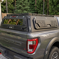 Coque de camping-car robuste en aluminium étanche pour pick-up, vente en gros directe usine, avec serrure à clé, ajustement universel, personnalisable