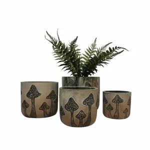 Moldes de concreto para jardim, moldes ecológicos de alta qualidade para plantas, vasos de flores de cimento, vasos para decoração de casa, vasos de plantas
