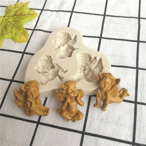 Moule à Fondant chocolat en Silicone, change de couleur en forme d'<span class=keywords><strong>ange</strong></span>, pour pâtisserie, outil de décoration - Product Image 4