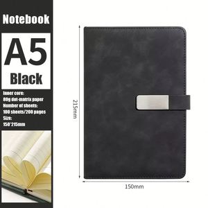 Wholesale Cheap Leather Souvenir Gift <b>Notepad</b> with Custom LOGO <b>A5</b> Metal Notebook - Product Image 4